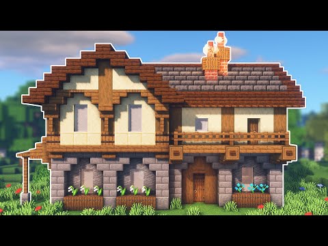 How to Build a Medieval House in Minecraft!