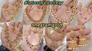 one gram gold jewellery collection online shopping || Whatsapp2buy @DevadhaFashionCollections