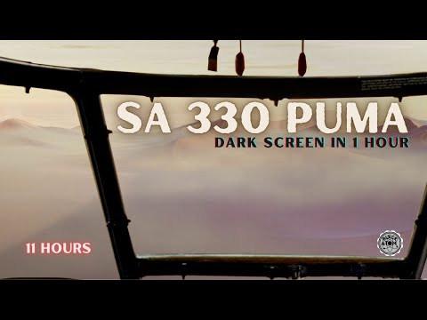 Soothing Sleep Sounds: SA 330 Puma in Steady Flight ⨀ Ambient Aircraft Noise for Relaxation