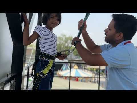 Adithi Takes on the Ultimate Adventure at the Rope Park! 💪