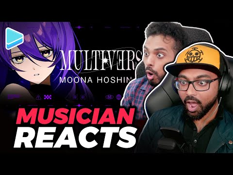 Musicians Reacts to Hololive ID -【Original Song】Multiverse【Moona Hoshinova】| First Time Reaction!