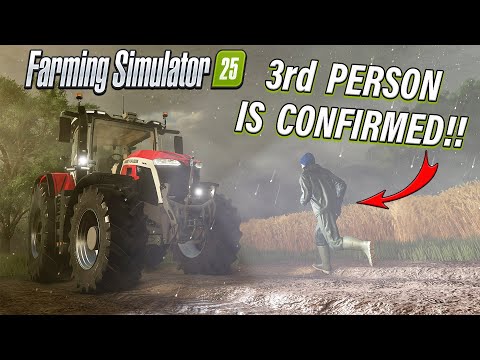 HUGE FOR CONSOLE!!! 3rd PERSON VIEW IS CONFIRMED ON FARMING SIMULATOR 25!