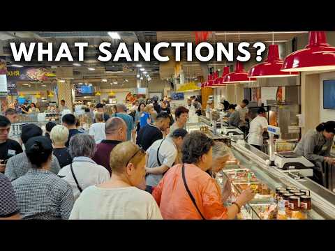 I Went to a Brand New (Dutch Owned) Supermarket in Russia