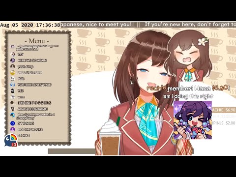 [Nijisanji ID] Hana Macchia fangirling for Rachie