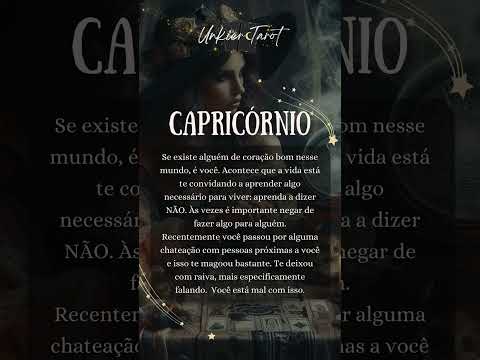 Mensagem da semana para Capricórnio  #horóscopo #tarot #signos