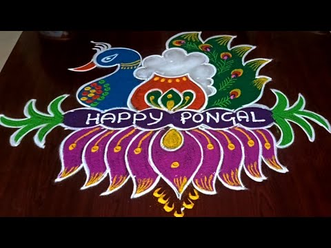 sankranti muggulu 🦚 pongal rangolis 🦚#rangoli #sankranthi #pongal #festival #muggulu