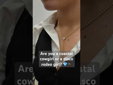 Coastal Cowgirl or Disco Rodeo 🤠💎#cowgirloutfit #jewelry #new #styleinspiration #trending