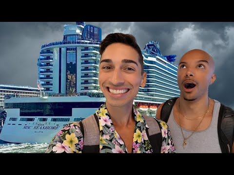 Boarding MSC Seashore Before Hurricane Milton | Room Tour & Sail Away Party!