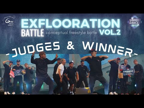 Judges Showcase and Winners | Exflooration | Summer Dance Camp 2023 : #FuturePerfect Showcase