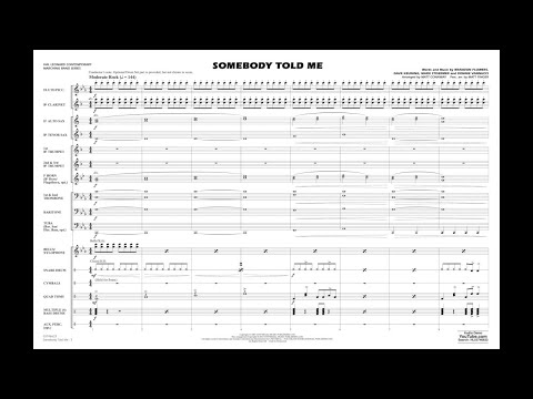 Somebody Told Me arranged by Matt Conaway