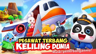 BAYI PANDA KIKI MIUMIU BELAJAR MENERBANGKAN PESAWAT DAN MENJADI PILOT PROFESIONAL |