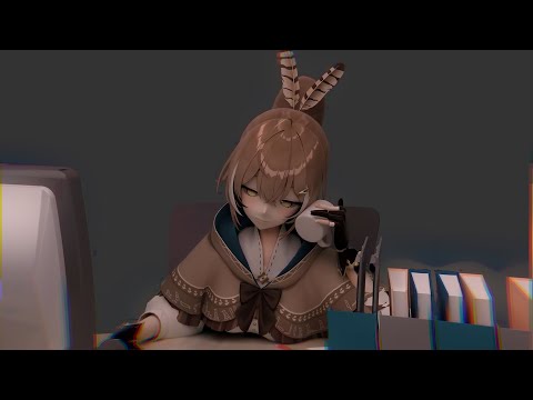 Sleepy Mumei (Hololive 3D Animation)