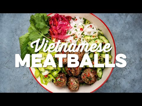 Vietnamese Meatballs (Bún Chả) | Supergolden Bakes