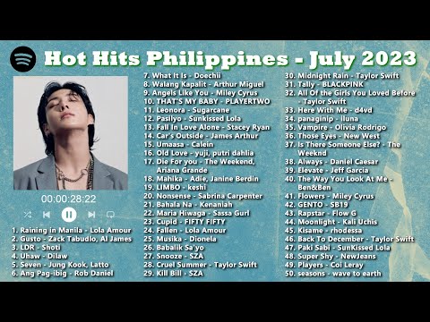 HOT HITS PHILIPPINES  - JULY 2023 WRAP UPDATED SPOTIFY PLAYLIST