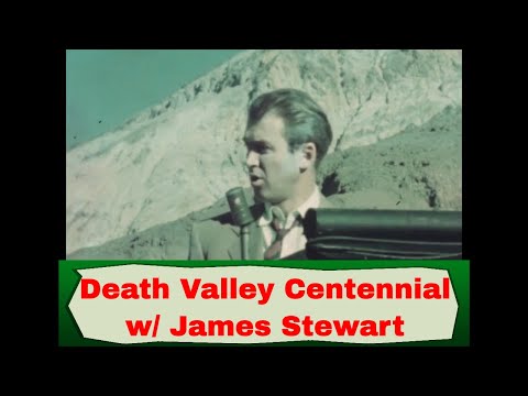 “ DEATH VALLEY CENTENNIAL ” 1949 HOME MOVIE  CENTENNIAL PAGEANT w/ JAMES STEWART  GG11305