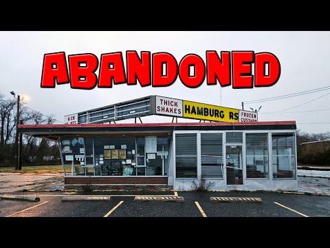 Exploring an Abandoned 1950's Diner & Ice Cream Bar!! (AMERICANA!)