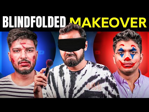 BLINDFOLD MAKEUP CHALLENGE FT.S8UL CREATORS !!