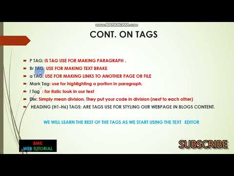 PART 2 (Basic Tags) OF Web development class for beginners (html)  understanding of basic tags.