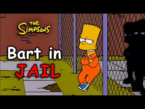 What Happens When Bart Goes to PRISION? | The Simpsons Recap