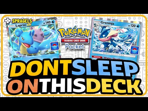 EASY 5 Win Streak Deck! Lapras Ex Greninja | Pokemon TCG Pocket