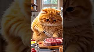 Fatty Chef #aigc #cat #funny #chubbycat #cute