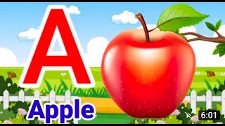 #Phonics song with two words, a for apple b for ball, ABC Alphabet song with sound for children