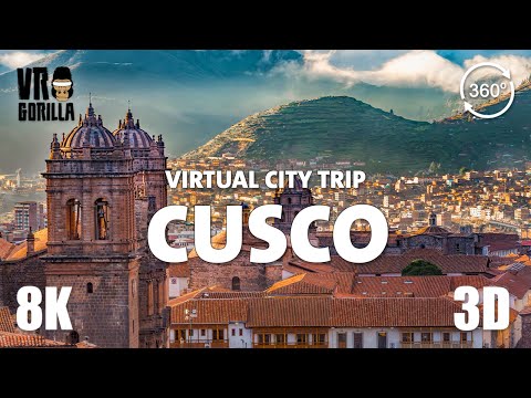 Explore Cusco, Peru (short) - Virtual City Trip - 8K 360 3D