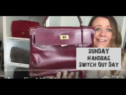 Sunday Handbag Switch Out | Which Bag This Week? Vintage Kelly from 1987 | REBECCCA BARTON