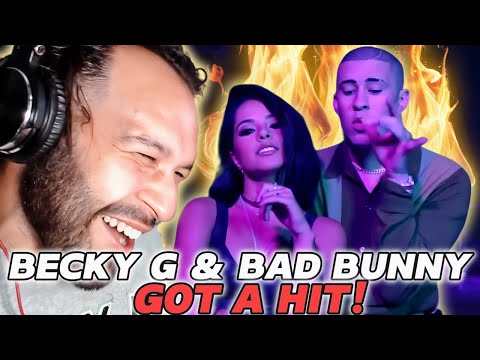 FIRST TIME LISTENING TO Becky G, Bad Bunny - Mayores (Official Video)