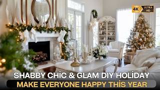 Shabby Chic & Glam DIY Holiday Interior Decor: Make Everyone Happy This Year