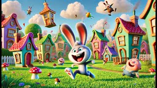 Benny the Bouncing Bunny's Big Carrot Adventure #animatedcartoonsforkids#kidsvideos #kidscartoon