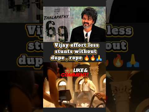 Thalapathy69 leaked: Fight Sequence #thalapathyvijay #tvkvijay