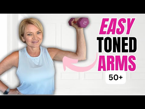 7 Easy Exercises for Toned Arms Over 50!