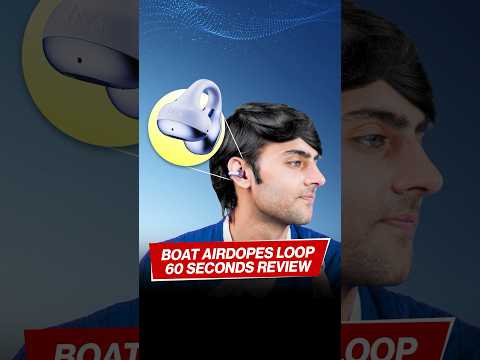 Boat Airdopes Loop Review in 60 seconds 🎧| #Boat