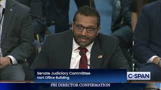 FBI Director Nominee Kash Patel Opening Statement