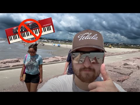 THE LOST KEYBOARD AND HURRICANE BERYL (Gig Vlog #16)