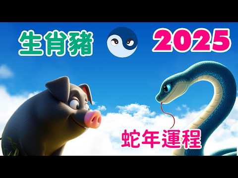 【2025生肖豬運程】生肖豬 2025 乙木青蛇年的運勢  財運亨通 才華突顯 事業有成 豬蛇之沖 乙木可解。