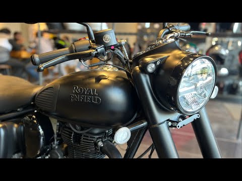 2025 Royal Enfield Classic 350 New Model Review Video | Classic 350 Stealth Black