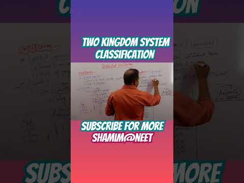 Two kingdom system classification#shortsfeed#shortfeeds#neet