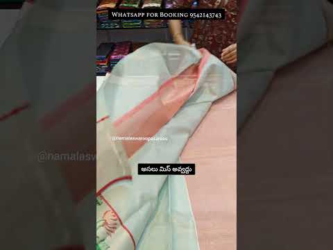 Whatsapp for Booking 9542143743 || #saree #fancysarees #fashion #viralvideo