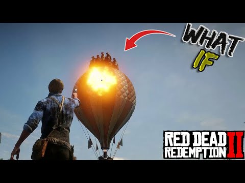 Hot Air Balloon Damage Test RDR2