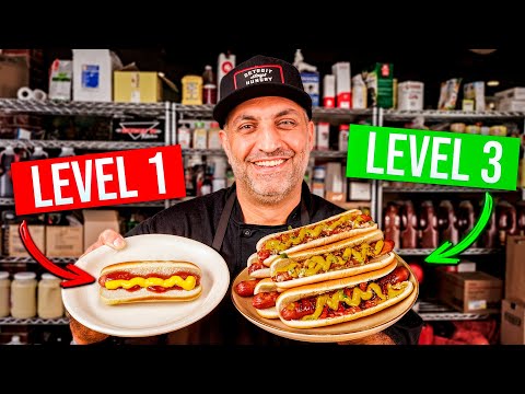 3 Levels of Hot Dogs: Basic to Ultimate | Full Recipe Video