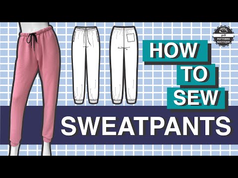 Basic Sweatpants / Joggers for Women DIY - Sew-Along / Step By Step