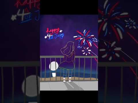 Digital Art Timelapse | 4th of July OC Art