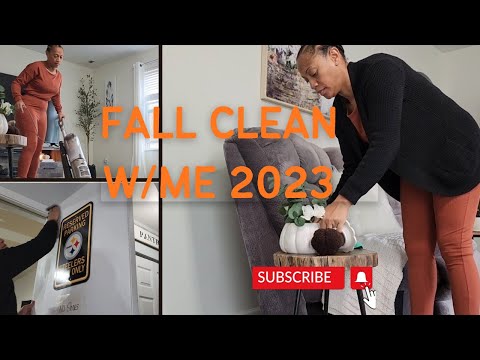 AUTUMN COZY CLEAN WITH ME | CLEANING MOTIVATION | FALL 2023