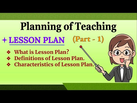 "LESSON PLAN-Planning of Teaching(Part-1)" #Pedagogy #BEd #TeacherPlanning #LessonPlan #UnitPlan