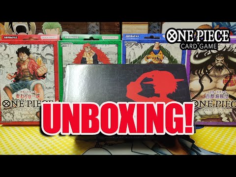 Starter Deck and Storage Box Unboxing!! - One Piece Card Game