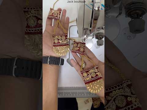 Lace se Latkan Banane Ka Unique Tarika || LATKAN DESIGN || Latkan kaise banaye 2025