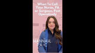 Wondering what to look for after surgery? 🤔