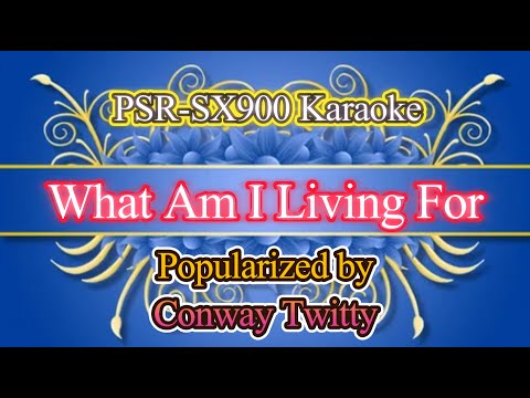 What Am I Living For - Conway Twitty Video Karaoke